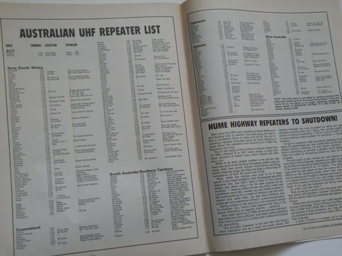 OZ *CB ACTION* RADIO AMATEUR MAGAZINE NOV 1989 PEARCE SIMPSON SUPER TIGER, ETC - Zdjęcie 19 z 23