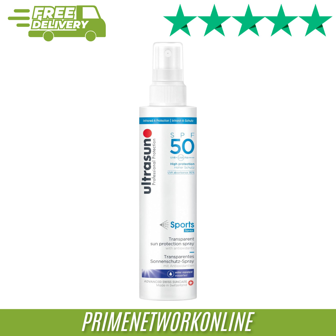 Ultrasun Sports Spray SPF50 – 150ml 100% ORIGINAL ⭐⭐⭐⭐⭐