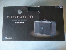 Image of GPO Westwood Vintage-Style Bluetooth Speaker (Brown)