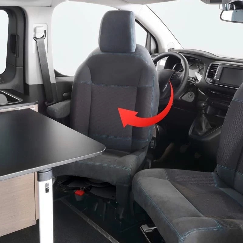Autocaravana Ram ProMaster 2007-2024 cámper furgoneta pasajero asiento derecho base giratoria Foto 4 de 4