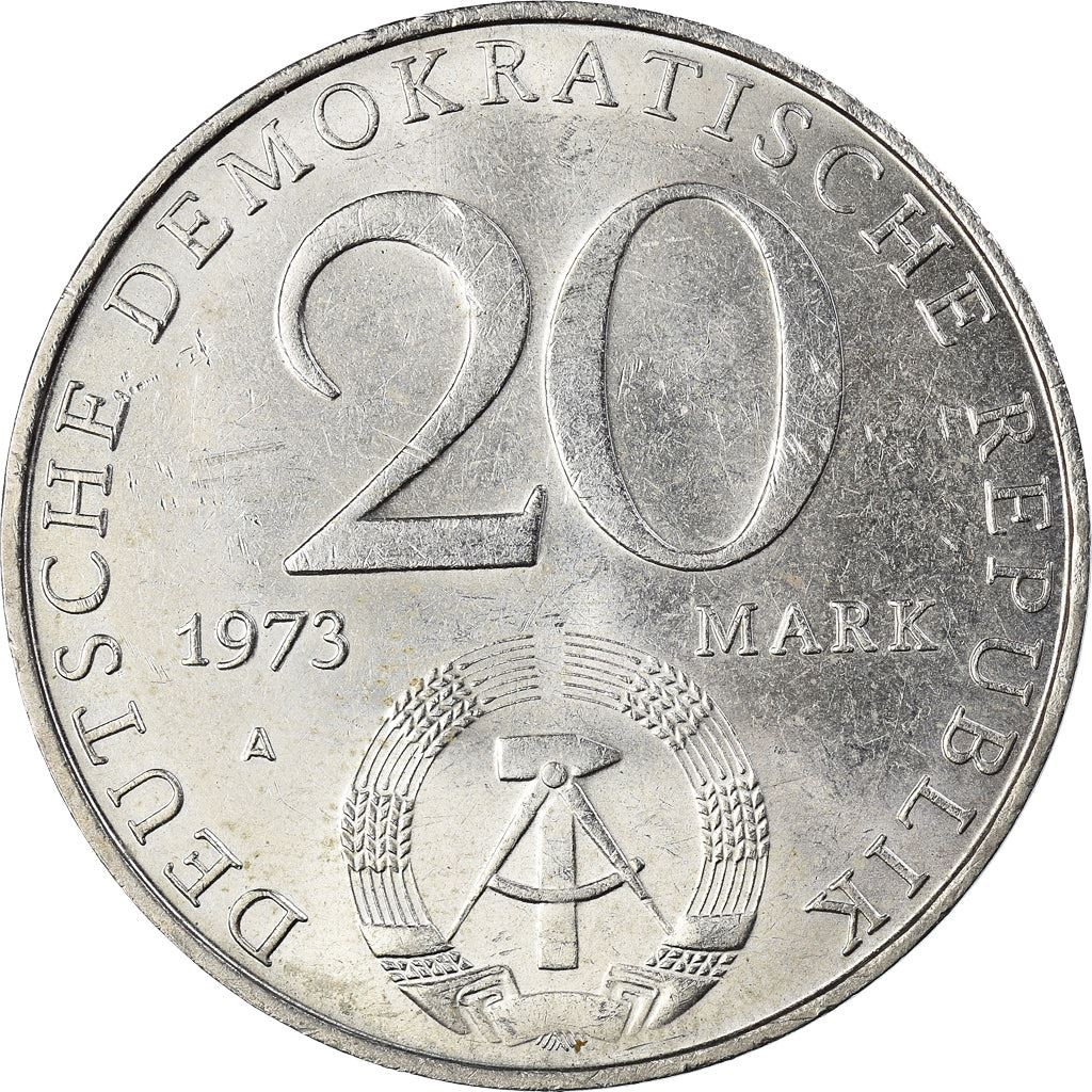 East German 20 Mark Coin | Otto Grotewohl | Deutsche