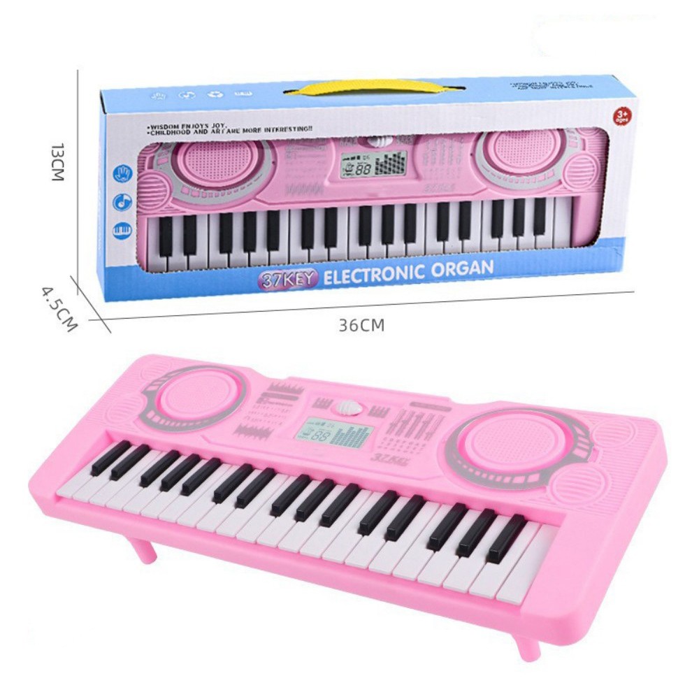 Kids Toddler Toy Piano Keyboard, 37 Key Pianos for Kid Music