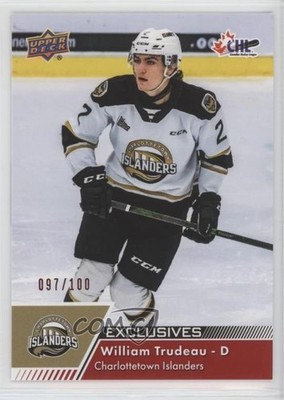 2022-23 Upper Deck CHL Exclusives 97/100 William Trudeau #252 0p16