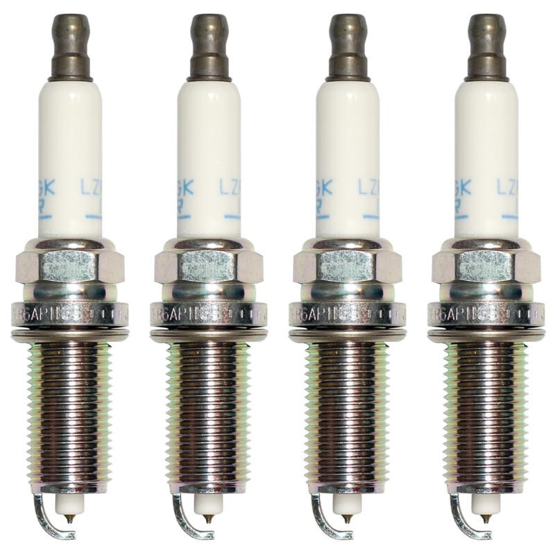NGK Spark Plug 95712 4-PACK Laser Platinum LZFR6AP11GS 14mm Copper Core, HR 6