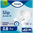 63 x Tena Active Fit Ultima Medium Adult Incontinence Slip | 3 Packs of 21