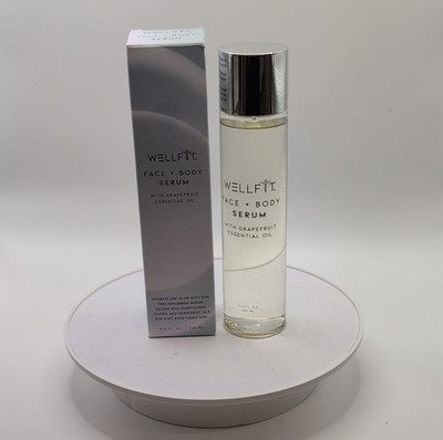 WELLFIT Grapefruit Essential Oil Hydrating Age-Defying Face Body Serum 5.5 fl oz
