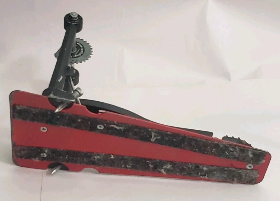 Pedal de bombo contrabajo DW 5000 cadena única modelo antiguo hecho en EE. UU. Foto 3 de 4