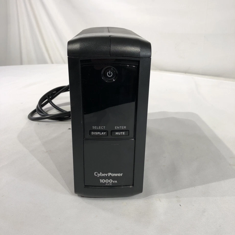 CyberPower CP1500AVRLCD 1500VA 1000W AVR 10-Outlet Tower UPS - Image 2 of 4