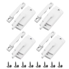 Window Sash Locks 4 PCS Latches Replacement Up Down Vertical Horizontal Sliding