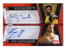 2025 Topps Chrome Deadpool Hugh Jackman / Henry Cavill Auto 20/25 Year Match 💎