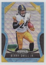 2019 Panini Prizm Rookies Blue Wave Prizm 177/199 Benny Snell Jr #332 fl4