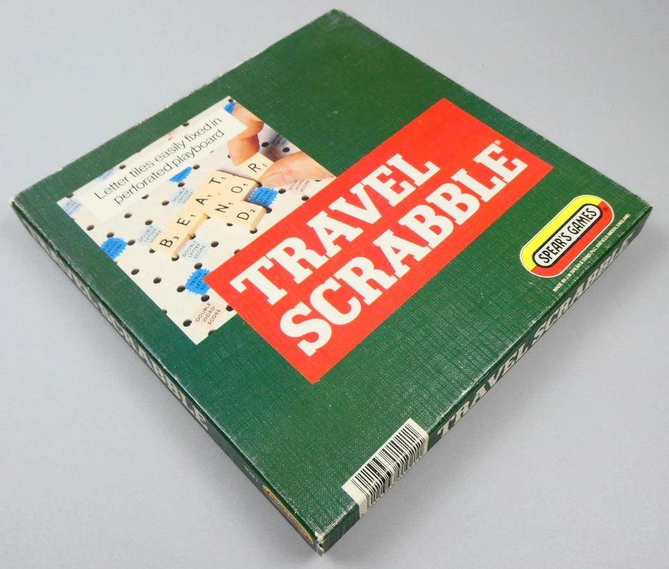 Spear's Games Travel Scrabble Board Game 1980s - (8+) - Complete - VGC - Image 4 of 4