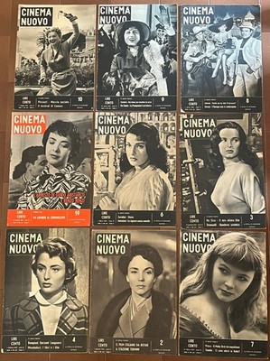 KINO NEUE ZEITSCHRIFT 1953 LUCIA BOSè ANNA MAGNANI LOT 9 ALBEN