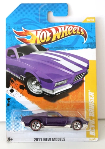 Hot Wheels  2011 New Models Blvd. Bruiser  Walmart Exclusive Redline Wheels