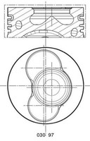 Mahle Kolben 030 97 00 FüR Transporter VW Multivan T5 7HA 7HH 7EH 7EA 7LA AXE
