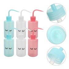 6 Pcs Squeeze Pointed Bottle Mini Lash Wash Bottles Eyelash Water