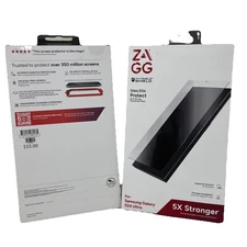 2x ZAGG Invisible Shield Glass Elite Screen Protect For Samsung Galaxy S24 Ultra