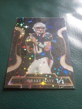 2026 Custom NFL-  Drake Maye Black Star Prizm 1/1 Artist Signed.