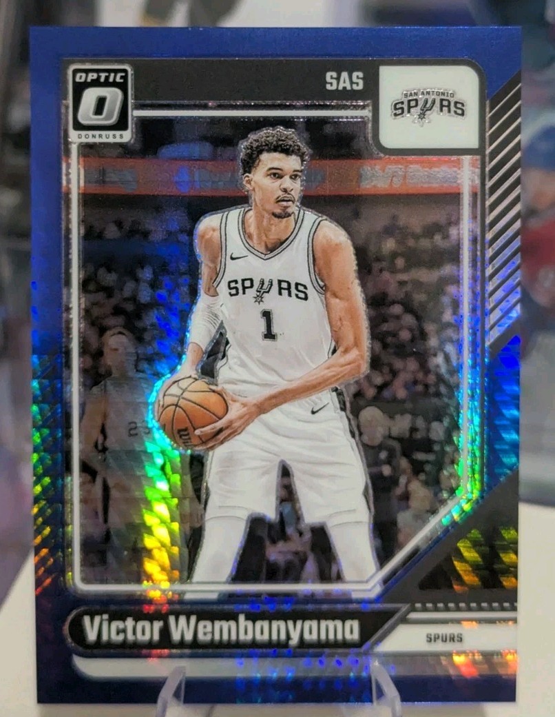 2024-25 Donruss Optic Hyper Blue #45 Victor Wembanyama /175 San Antonio Spurs