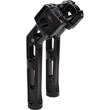 Arlen Ness Risers - Method - Softail Gauge Cut-Out - 10" - Black 520-053