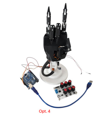 Roboterhand DIY Bausatz Mechanisch Modellbau Set Technik Experiment Basteln