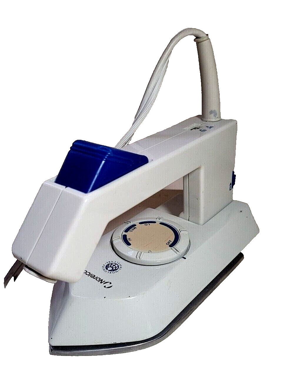 1980's Norelco Spray Dry Travel Size Mini  Iron TI-65 120/24