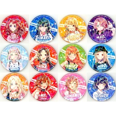 Set of 12 Gakuen Idolmaster POP UP SHOP Shibuya Modi SNAP Badge Japan C827