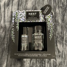 NEST Fragrances Eau de Parfum Rollerball  Scented Bubble Gift Set Wisteria Blue