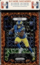 2023 Panini Prizm #359 Zach Evans Lazer Los Angeles Rams