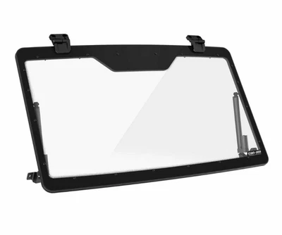 2017-2024 Can-Am Defender Max HD10 Powerflip Windshield OEM #715003885 - Bild 1 von 3
