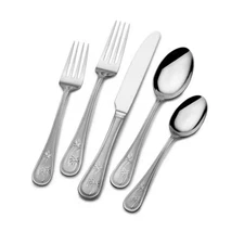 Palm Breeze 20-Piece 18/0 Stainless Steel Flatware Set (Service for 4)