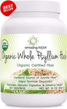 USDA Organic Psyllium Husk Powder 1lb Soluble Fiber Digestive Health NonGMO US
