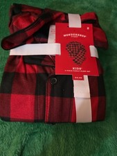 Wondershop Kids PJ set 2 pcs sleepwear size 8 Red Plaid New