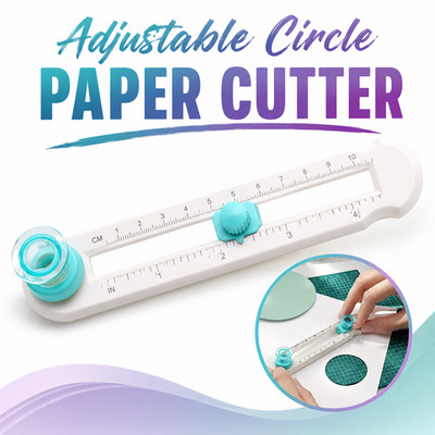 Adjustable Circle Paper Cutter 2-20cm Craft Rotary Cutting Tool for DIY Projects