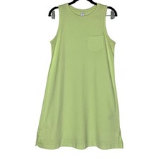 Old Navy Pale Citron Green Sleeveless Tank Dress with Pockets XS
