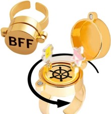 Upgraded Best Friends Forever BFF Rings 2 Pcs Fun Buckle