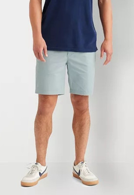 Dockers Men Ultimate Supreme Flex Stretch Solid 9'' Shorts Harbor Gray Size 38X9