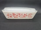 Vintage Pyrex Pink Gooseberry 1.5 Quart Dish #503 w/ Lid