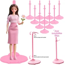 20-40 Sets Doll Stand Display Holder for 11"-13" Doll Model Rack Support Lot