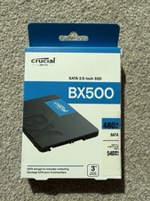 Crucial CT480BX500SSD1 BX500 480GB SATA III 2.5" Internal SSD