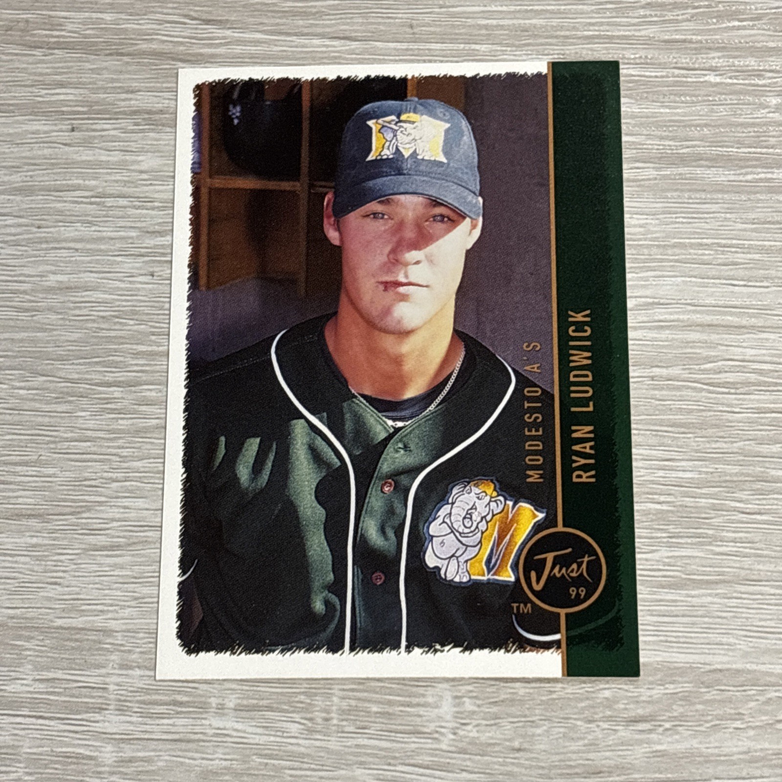 1999 Just #200 Ryan Ludwick Modesto A's Baseball Card