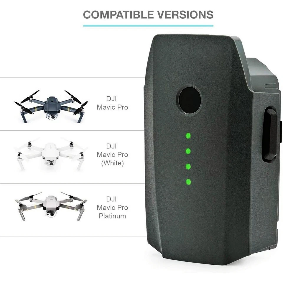 1~2 pcs 11.4V 3830mAh New Intelligent Flight LiPo Battery For DJI Mavic Pro - Image 4 of 4