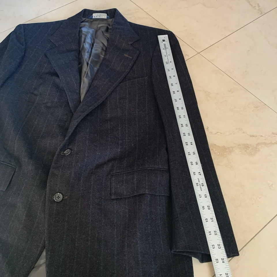 Polo Ralph Lauren Mens Suit Jacket & Pants Sport Coat 2 Pc Size 42R Wool Sz 42 - Image 4 of 4