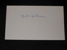 St Louis Cardinals Bill Dillman Signed Autograph Authentic 3x5 Index Card EC13