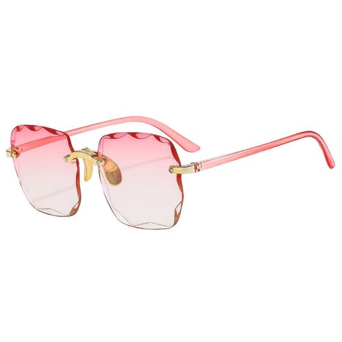 UV400 Luxury Rimless Square Women's Sunglasses Fashion Outdoor Gradient Shades - Picture 14 of 14