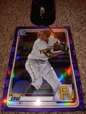 2020 Bowman Chrome Purple REFRACTOR Oneil Cruz #BCP-111 244/250 🔥RARE 🔥 Rookie