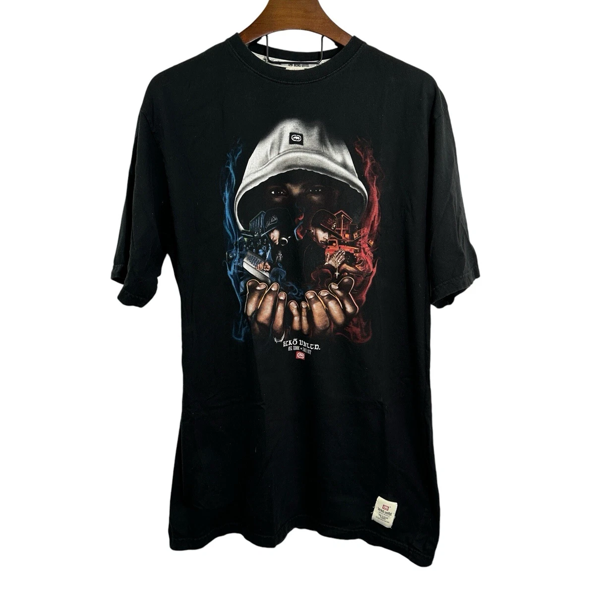 T-shirt Homme Marc Ecko Taille M Noir - Occasion En Très Bon état