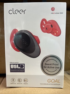 CLEER GOAL BLUETOOTH TRUE WIRELESS ACTIVE HEADPHONES EARBUDS, New, Not Opened