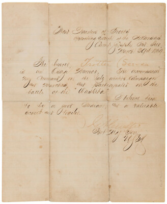 GENERAL GEORGE A CUSTER signierter Brief US Bürgerkrieg Union General 10''x8'' Nachdruck