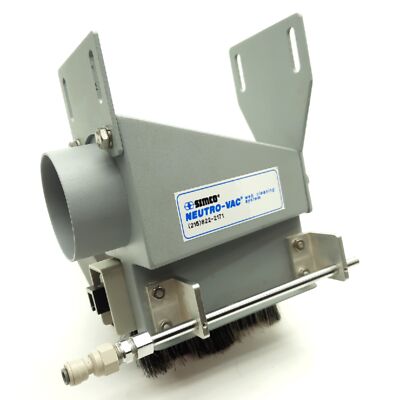 SIMCO NEUTRO-VAC Web Cleaning Vacuum Hood 6 x 3/4'' Intake 144CFM 3'' VAC Port